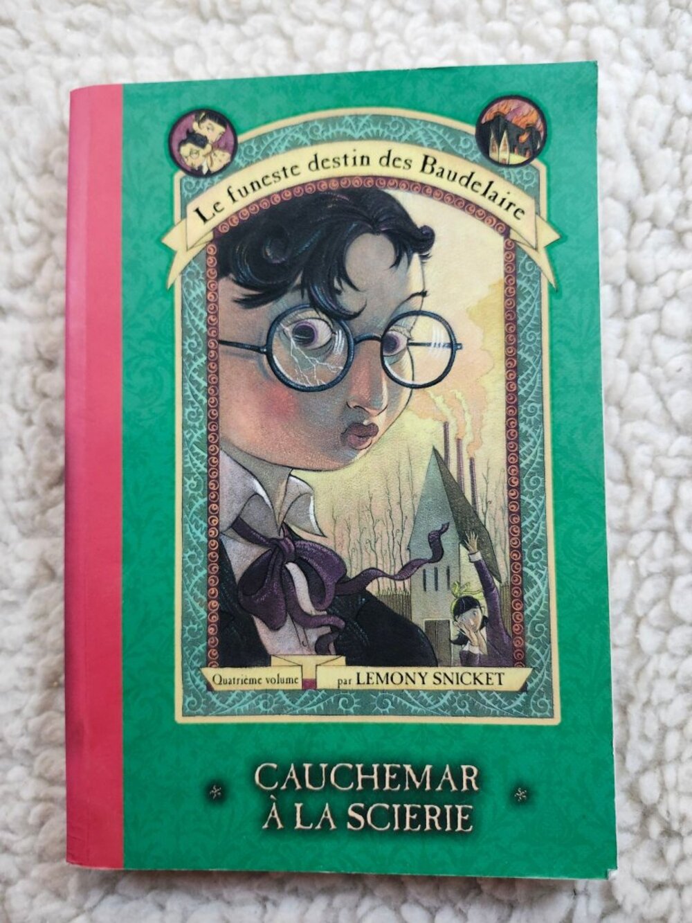 Lemony Snicket Cauchemar a la scierie French Paperback Baudelaire Vol 4